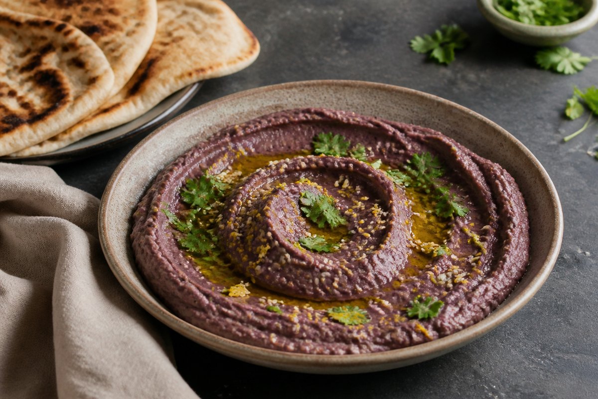 Schwarze-Bohnen-Hummus